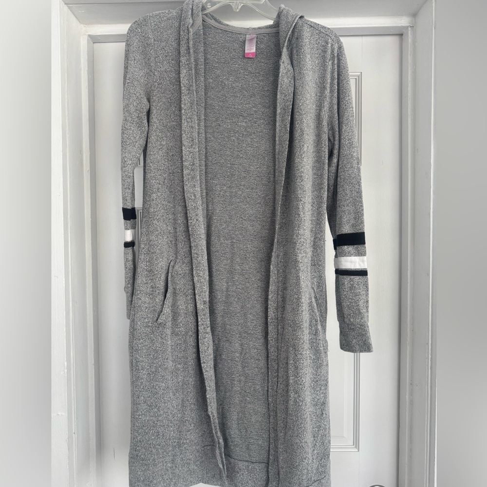 No Boundaries Heather Gray Cardigan
